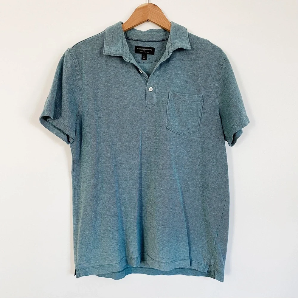Banana Republic Green Polo